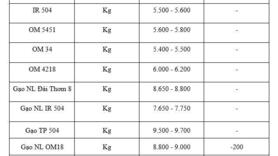 Giá lúa gạo hôm nay ngày 26/1/2026: Gạo xuất khẩu đảo chiều giảm nhẹ