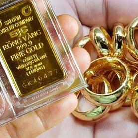 Vàng nhẫn giảm sâu hơn vàng miếng tới 1,7 triệu đồng/lượng