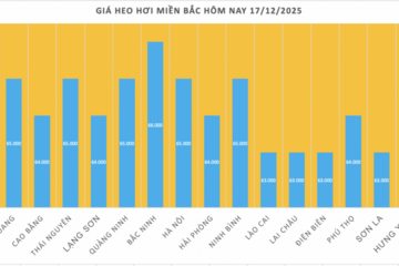 Giá heo hơi hôm nay 17/12/2025: Tiếp tục lập đỉnh mới 66.000 đồng/kg