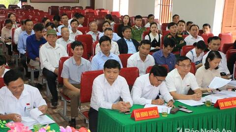 Đại biểu HĐND tỉnh tiếp xúc cử tri tại huyện Đô Lương