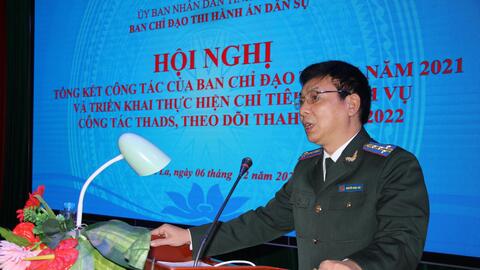 Sơn La: Tổng kết công tác thi hành án dân sự năm 2021