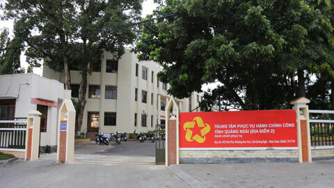 Quảng Ngãi: Trung tâm Phục vụ hành chính công địa điểm 2 hoạt động ra sao?