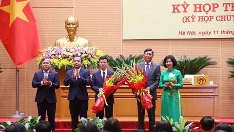 Thủ tướng phê chuẩn kết quả bầu hai Phó Chủ tịch UBND TP. Hà Nội
