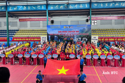 Hơn 700 vận động viên tranh tài Giải Bóng chuyền hơi toàn quốc 2026