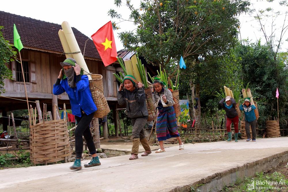 Người dân vùng cao Nghệ An khoác chăn giữ ấm cho bò