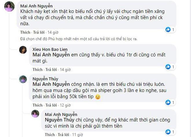 Cư dân mạng bày tỏ quan điểm. Ảnh chụp màn hình