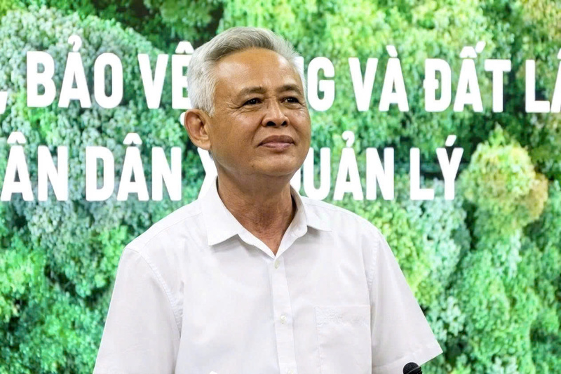 TS. Hà Công Tuấn, Chủ tịch Hội Khoa học Kinh tế Nông nghiệp và Phát triển nông thôn Việt Nam. Ảnh: Trung Hiếu