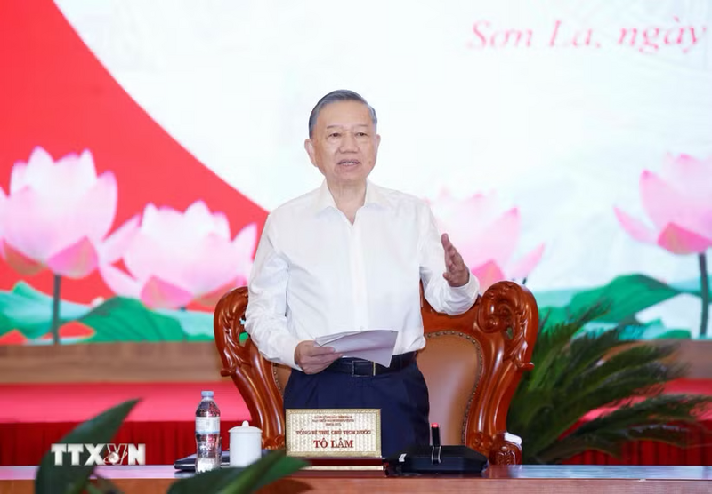 Tổng Bí thư, Chủ tịch nước Tô Lâm phát biểu chỉ đạo. Ảnh: Thống Nhất/TTXVN