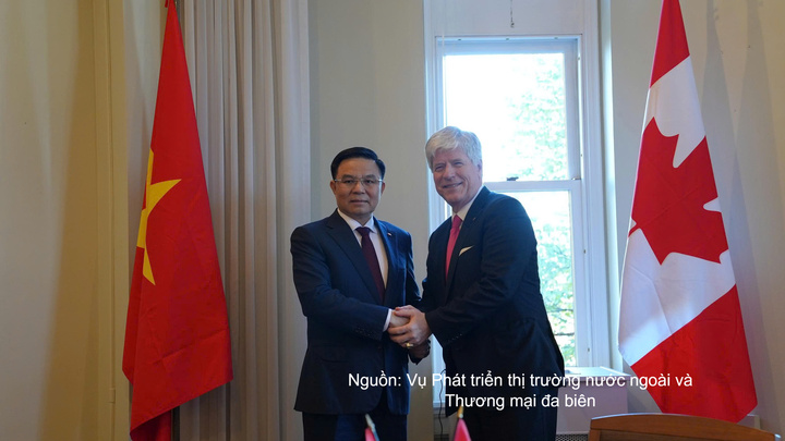 Bộ trưởng Lê Mạnh Hùng làm việc với Bộ trưởng Năng lượng và Tài nguyên thiên nhiên Canada Tim Hodgson - 2