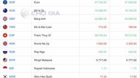 Tỷ giá Yen Nhật hôm nay 17/3/2025: Đồng Yen Nhật giảm nhẹ