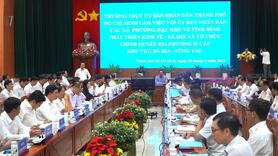 Chủ tịch UBND TP. Hồ Chí Minh làm việc với xã, phường khu vực Bà Rịa - Vũng Tàu