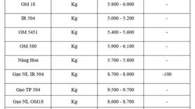 Giá lúa gạo hôm nay ngày 22/10: Gạo xuất khẩu giảm nhẹ