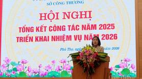 Công Thương Phú Thọ phấn đấu kim ngạch xuất nhập khẩu 39,5 tỷ USD năm 2026