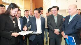 Phó Thủ tướng Bùi Thanh Sơn kiểm tra tiến độ Hội chợ Mùa Xuân 2026