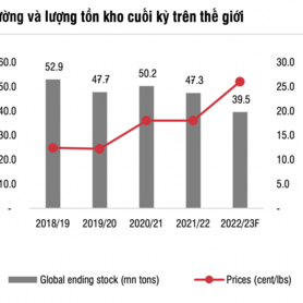 Giá đường có phiên điều chỉnh kỹ thuật đi lên