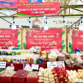 Hội chợ Mùa Xuân: Đặc sản Lý Sơn hút khách, doanh thu hàng trăm triệu