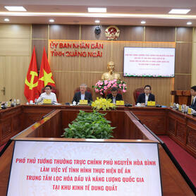 Phó Thủ tướng: Đề án lọc hóa dầu là cơ hội lớn cho Quảng Ngãi