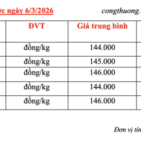 Giá tiêu hôm nay 6/3/2026: Bật tăng đồng loạt