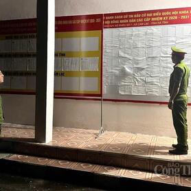 Công an Hà Tĩnh chủ động từ sớm, giữ vững địa bàn bầu cử