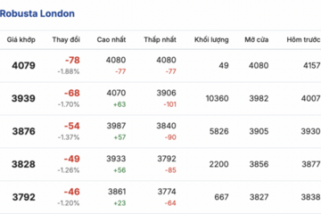 Giá cà phê hôm nay 9/1/2026: Giảm nhẹ vài nơi