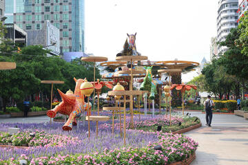 TP. Hồ Chí Minh: Hơn 1,8 triệu lượt khách tham quan đường hoa tết Bính Ngọ