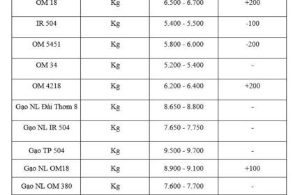 Giá lúa gạo hôm nay ngày 4/2/2026: Gạo xuất khẩu tăng, lúa biến động