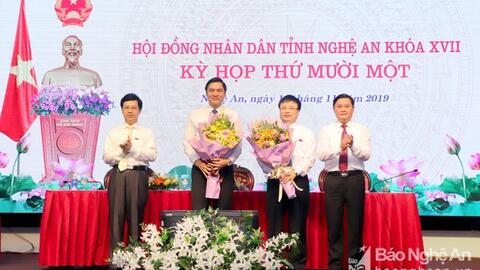 Nghệ An bầu 2 Phó Chủ tịch Ủy ban nhân dân tỉnh