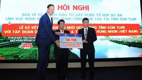 De Heus và Hùng Nhơn sẽ đầu tư gần 1.500 tỷ vào Tổ hợp nông nghiệp công nghệ cao tại Kon Tum