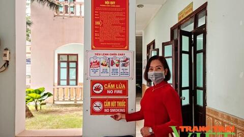 Xây dựng cơ quan không khói thuốc ở Sở NN&PTNT Điện Biên