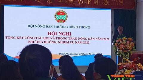 Lai Châu: Hội nông dân phường Đông Phong chú trọng xây dựng tổ chức hội vững mạnh