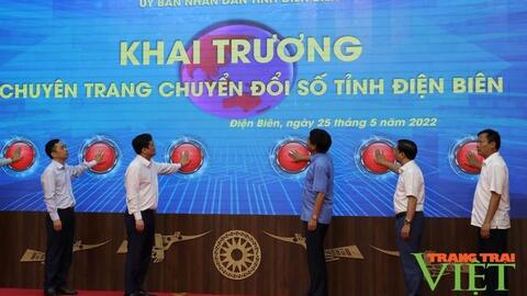Điện Biên: Khai trương chuyên trang chuyển đổi số