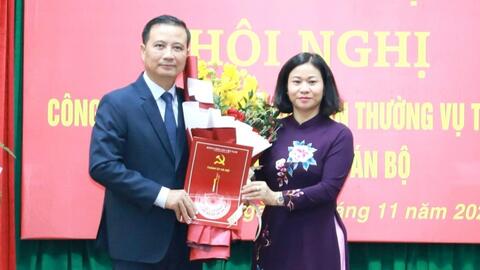 Đồng chí Nguyễn Xuân Linh làm Bí thư Quận ủy Hoàng Mai