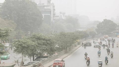 Chất lượng không khí Hà Nội liên tục ở mức xấu, đáng báo động