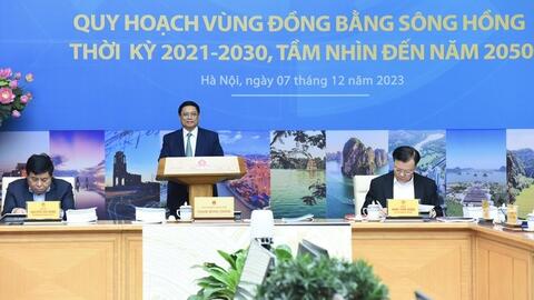 Thủ tướng chủ trì hội nghị về quy hoạch vùng Đồng bằng sông Hồng