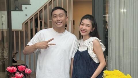 Gino Tống và Kim Chi rạng rỡ chờ đón con đầu lòng