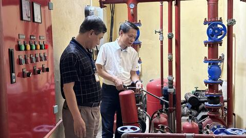 Đảm bảo an toàn PCCC chợ quận Tây Hồ mùa hanh khô