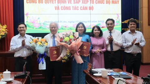 Bà Trương Thị Bích Hạnh được bầu làm Bí thư Thành ủy Dĩ An