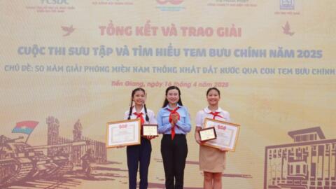 Học trò Hà Nội giành giải Đặc biệt thi sưu tập tem bưu chính