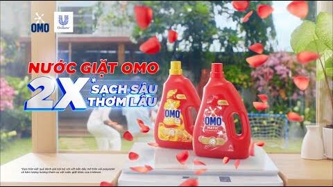 Nước giặt Omo Matic mới: 2X sạch sâu thơm lâu