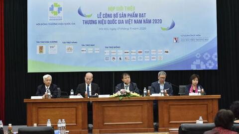 283 sản phẩm của 124 doanh nghiệp đạt Thương hiệu quốc gia năm 2020