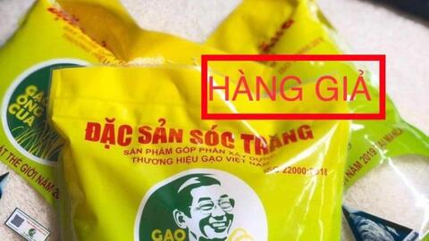 Gạo ngon nhất thế giới của ông Hồ Quang Cua lại tiếp tục bị làm giả