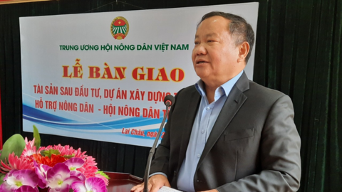Trung ương Hội Nông dân Việt Nam: Bàn giao tài sản cho Hội Nông dân tỉnh Lai Châu