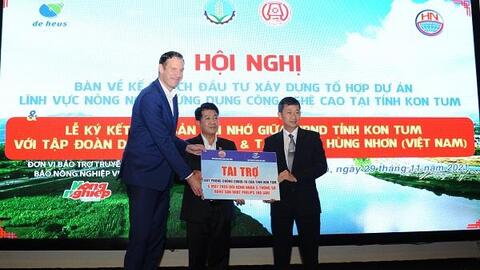 De Heus và Hùng Nhơn sẽ đầu tư gần 1.500 tỷ vào Tổ hợp nông nghiệp công nghệ cao tại Kon Tum