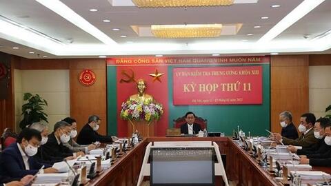 Ủy ban Kiểm tra Trung ương thi hành kỷ luật một số đảng viên, tổ chức đảng