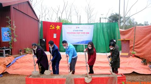 "Trường đẹp cho em", giúp học sinh vùng cao Sơn La có điều kiện học tập tốt hơn