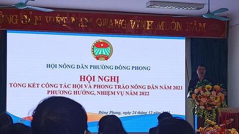 Lai Châu: Hội nông dân phường Đông Phong chú trọng xây dựng tổ chức hội vững mạnh