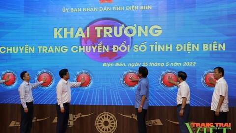 Điện Biên: Khai trương chuyên trang chuyển đổi số