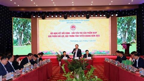 Kết nối cung - cầu tiêu thụ sản phẩm OCOP tỉnh Tuyên Quang
