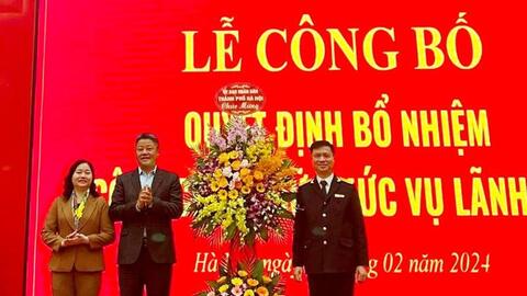 Cục Thuế TP Hà Nội có Phó Cục trưởng mới