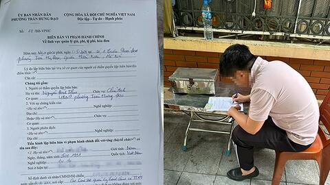 Xử phạt đơn vị trông xe có nhân viên thu phí bằng tiền mặt